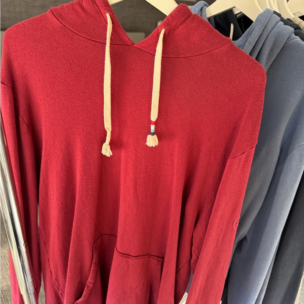 Sol Angeles Deep Red Hoodie
